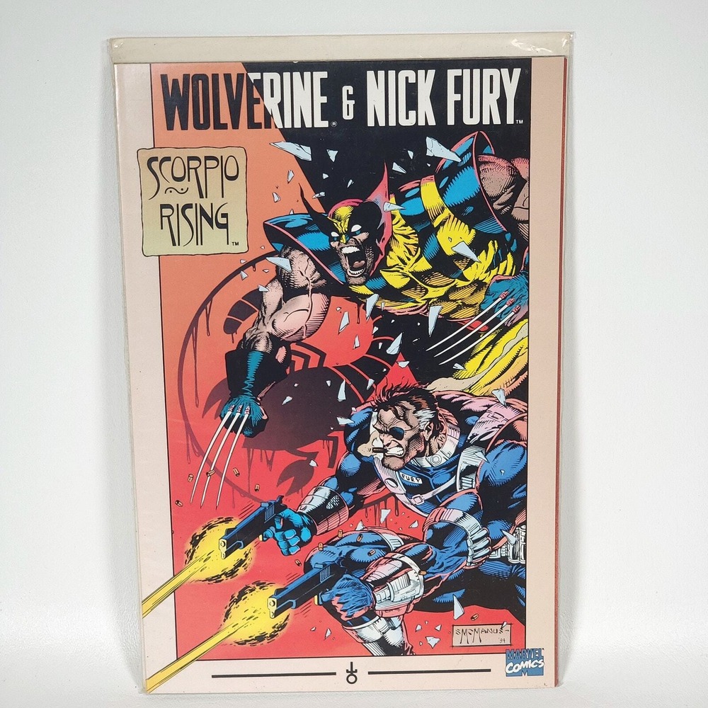 Wolverine & Nick Fury Scorpio Rising No 1 Prestige TPB Marvel 1994 McManus Cover